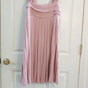 BCBGirls blush midi dress